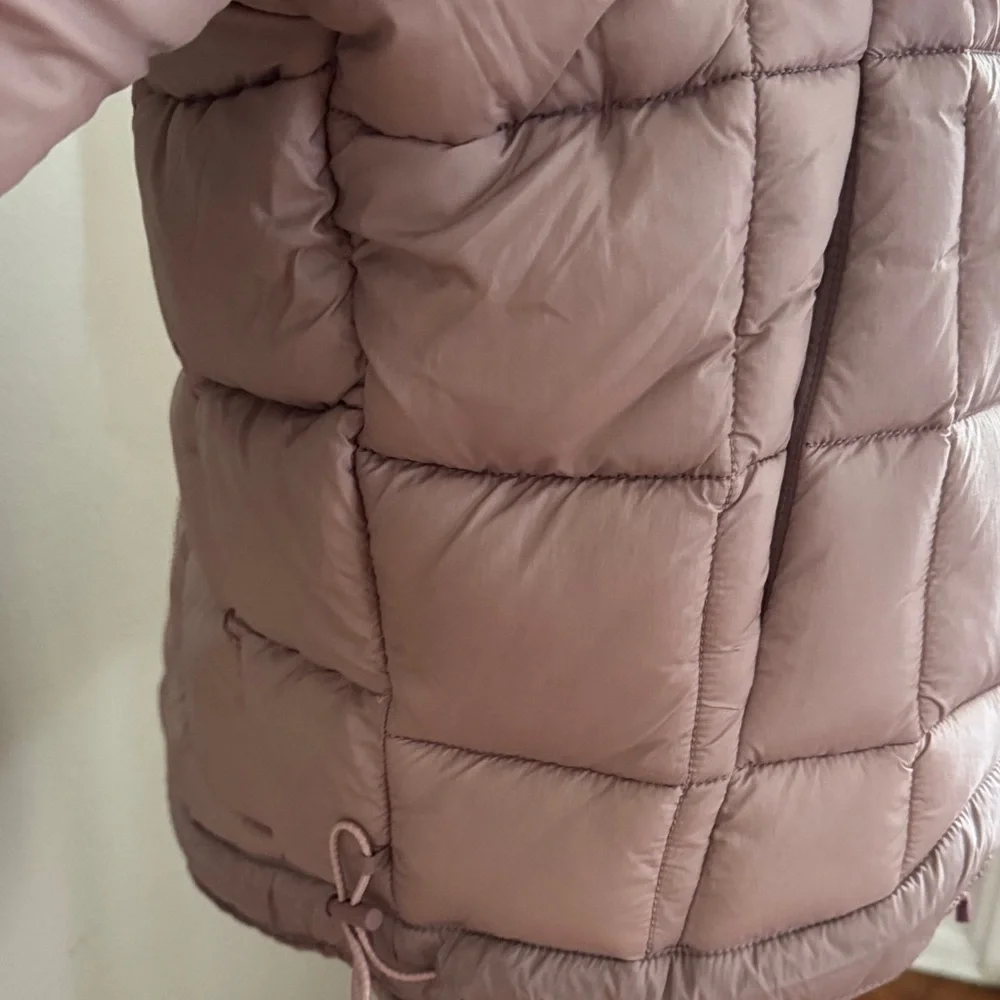 Free‎ People Movement Like a Dream Reversible Puffer in Mauve Winter Jacket Sz M